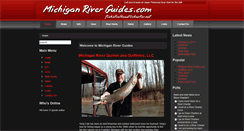 Desktop Screenshot of michiganriverguides.com